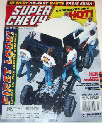 SUPER CHEVY 1998 MAR - CORVAIRS, 427 CHEVELLE, T/A